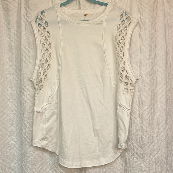 NWOT Free People Table for Two Tee - Picture 3 of 5